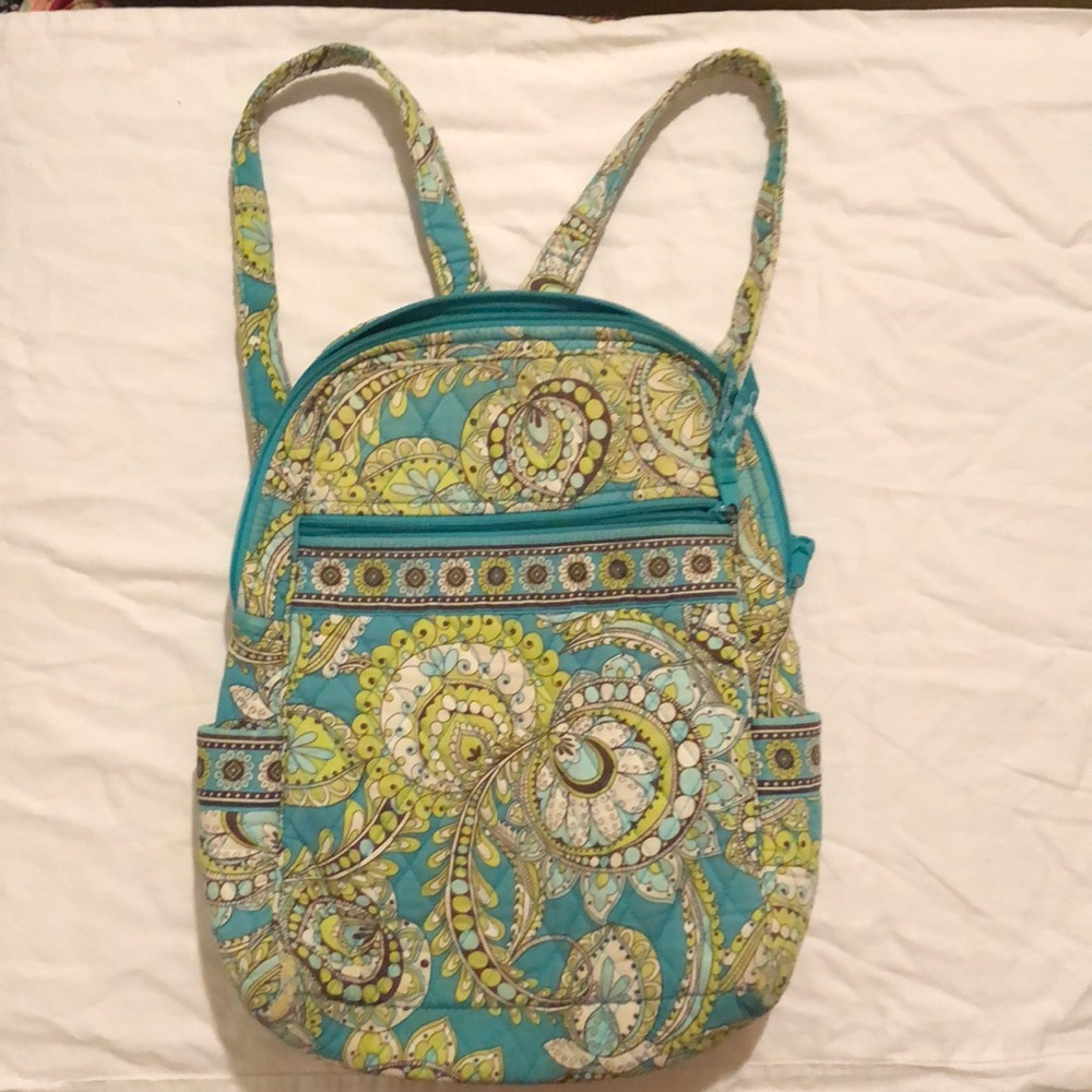 Vera Bradley Green Peacock backpack